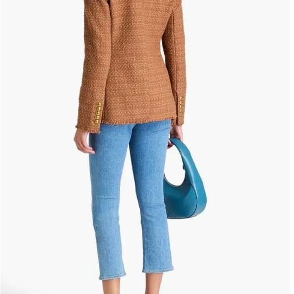 Veronica Beard Tan Double-Breasted Blazer - Picture 3 of 10